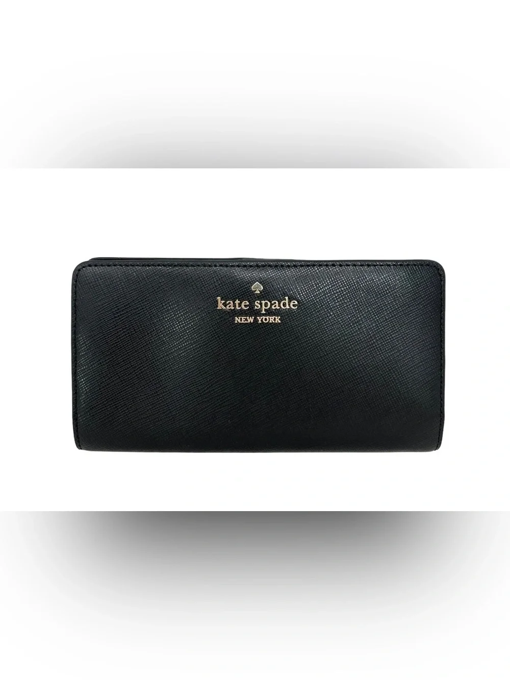🖤Kate Spade Madison Large Slim Bifold Saffiano Leather Wallet Black